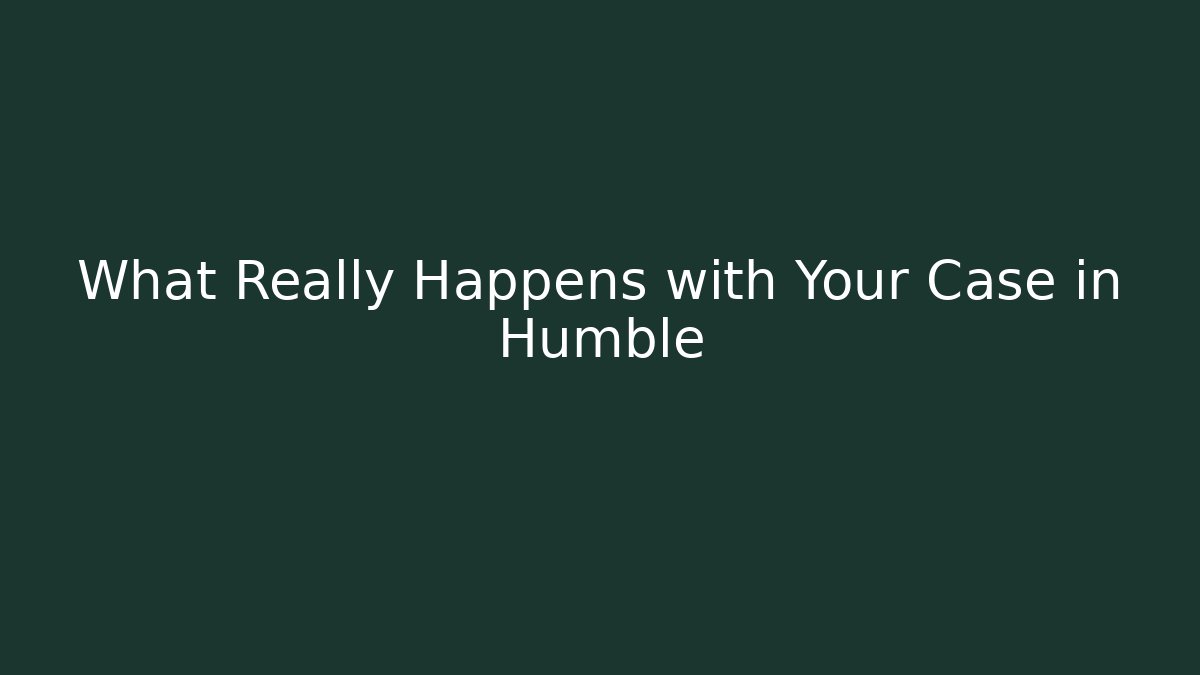 What Really Happens with Your Case in Humble